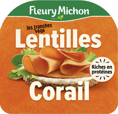 Les tranches Végé - lentilles corail