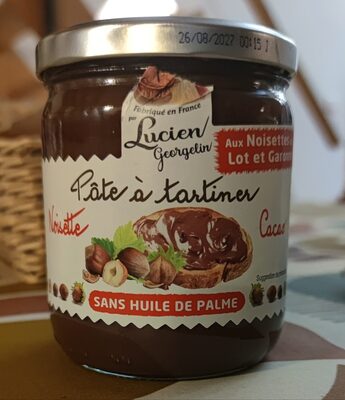 Pâte à tartiner noisette du Lot et Garonne cacao