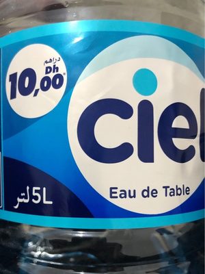 Eau de table