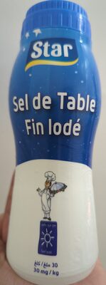 Sel de table iodé