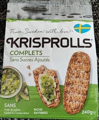 Krisprolls complets sans sucres ajoutés